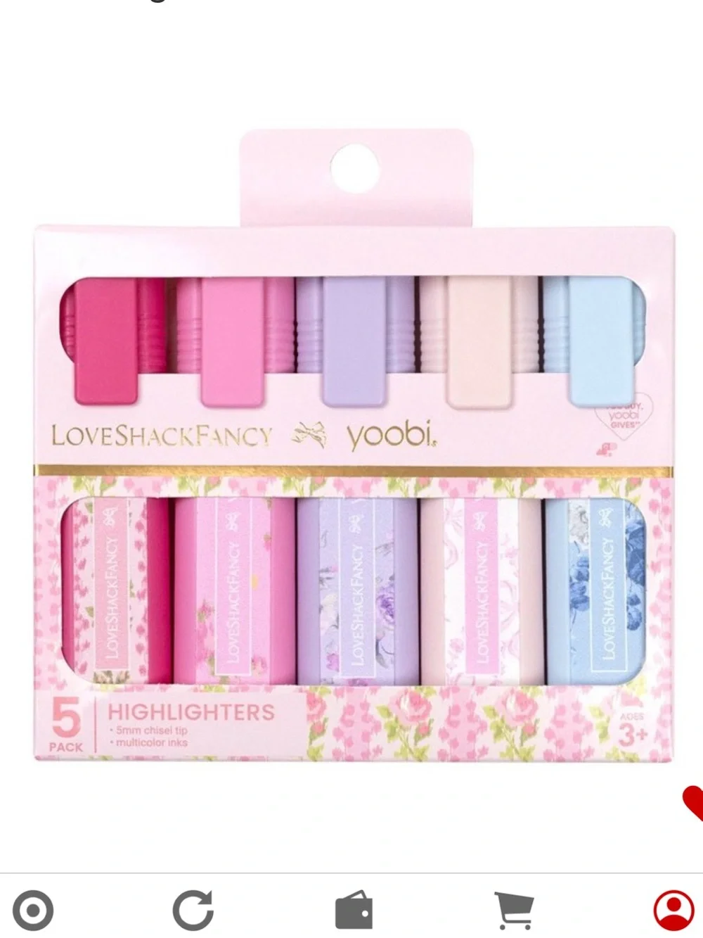 LoveShackFancy x Target back-to-school mini set 🎀🩵